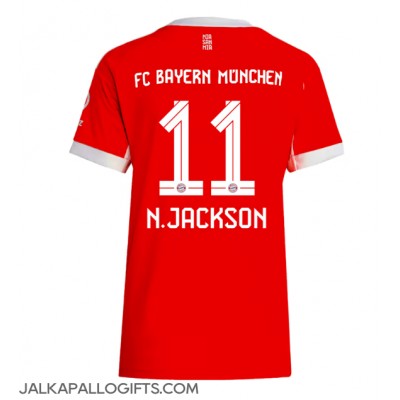 Bayern Munich Nicolas Jackson #11 Kotipaita Naiset 2025-26 Lyhythihainen Bayern Munich Nicolas Jackson #11 Kotipaita Naiset 2025-26 Lyhythihainen
